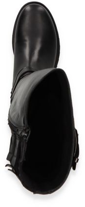 Shirley Mae Damen-Stiefel aus Leder 195001000018 (Schwarz)