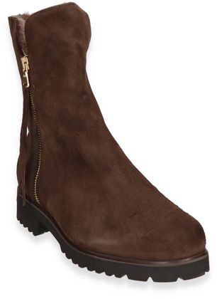 Konstantin Starke Damen-Boots aus Leder 192202000009 (Dunkelbraun)