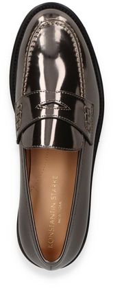 Konstantin Starke Damen-Slipper 100401000001 (Dunkelgrau/Metallic)