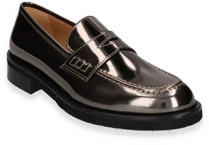 Konstantin Starke Damen-Slipper 100401000001 (Dunkelgrau/Metallic)