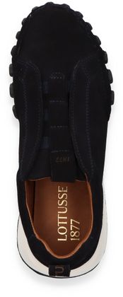 Lottusse Herren-Sneaker aus Leder 244102000080 (Dunkelblau)
