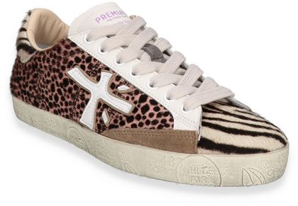 Premiata STEVEND Damen-Sneaker 101282000005 (Weiß/Silber)