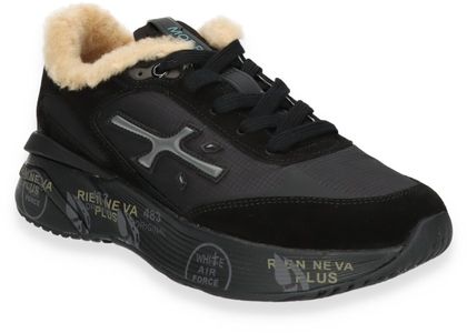 Premiata MOERUN Damen-Sneaker mit Warmfutter 193007000000 (Schwarz)