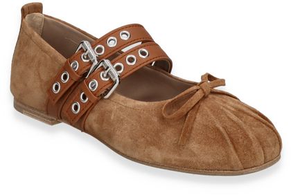 Kennel & Schmenger Damen-Ballerinas 103222000021 (Hellbraun)