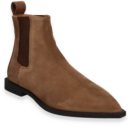 Copenhagen CPH410 Damen-Chelsea Boots aus Leder 107202000016 (Mittelbraun)