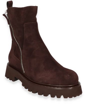 Konstantin Starke Damen-Boots aus Leder 192202000022 (Dunkelbraun)