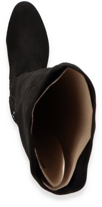 Shirley Mae Damen-Overknees 196002000013 (Schwarz)