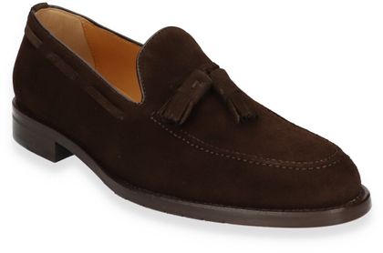 Richard Gordon Herren-Slipper aus Leder 221202000005 (Dunkelbraun)