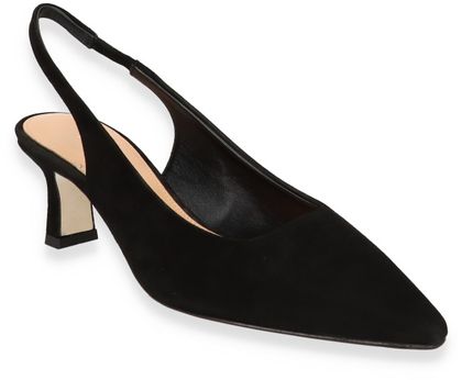 Phillip Hardy Damen-Slingpumps aus Leder 131002000002 (Schwarz)