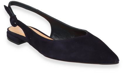 Phillip Hardy Damen-Slingpumps aus Leder 130102000005 (Dunkelblau)