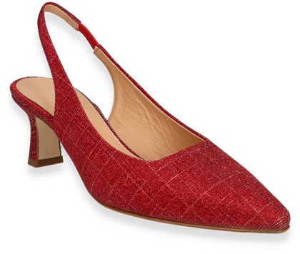 Phillip Hardy Damen-Slingpumps aus Leder 131507000000 (Dunkelrot)