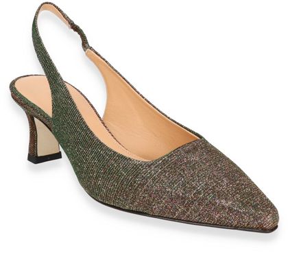Phillip Hardy Damen-Slingpumps aus Leder 131607000000 (Dunkelgrün)
