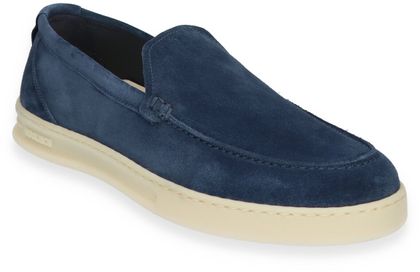 Woolrich Herren-Slipper aus Leder 226102000032 (Dunkelblau)