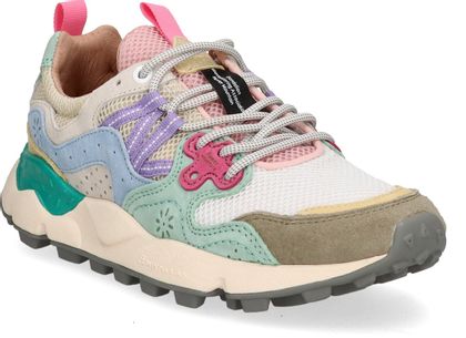 Flower Mountain YAMANO 3 WOMAN Damen-Sneaker 101682000020 (Grün/Bunt)