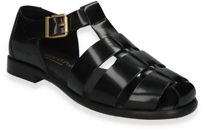 Marc O'Polo Damen-Monkstrap-Sandalen 117001000001 (Schwarz)