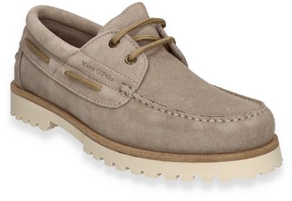 Marc O'Polo Herren-Schnürschuhe aus Leder 241302000008 (Hellgrau)