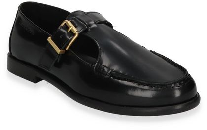 Marc O'Polo Damen-Monkstraps 110001000030 (Schwarz)