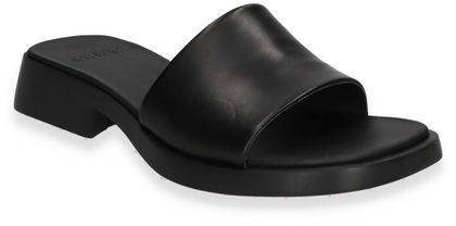 Camper DANA Damen-Pantoletten aus Leder 180001000023 (Schwarz)