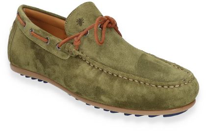 Floris van Bommel Herren-Schnürschuhe aus Leder 225602000001 (Dunkelgrün)