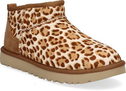 UGG CLASSIC ULTRA MINI PLAINS Damen-Boots 192386000000 (Beige/Leo)