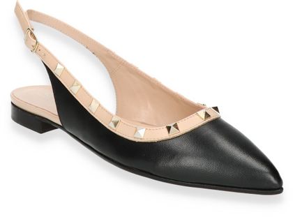 Shirley Mae Damen-Slingpumps 130081000001 (Schwarz/Beige)