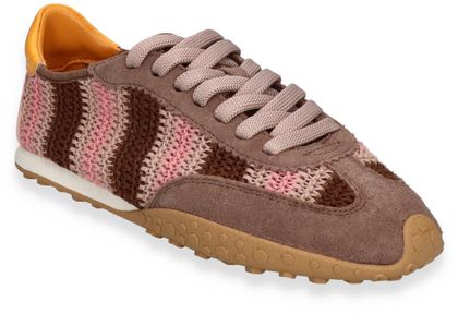 Thehoffbrand BRIDGE WOVEN Damen-Sneaker 101287000002 (Braun/Bunt)
