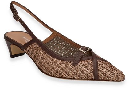 Phillip Hardy Damen-Slingpumps 130207000000 (Braun)