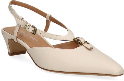 Phillip Hardy Damen-Slingpumps aus Leder 130301000014 (Beige)