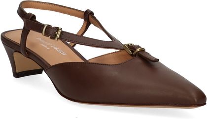 Phillip Hardy Damen-Slingpumps aus Leder 130201000000 (Braun)