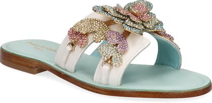 Phillip Hardy Damen-Pantoletten 180781000002 (Weiß/Bunt)