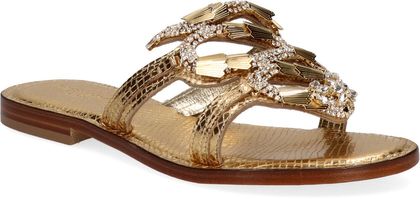 Phillip Hardy Damen-Pantoletten 180901000018 (Gold)