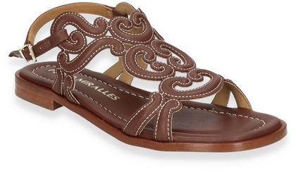 Pedro Miralles ATENEA Damen-Sandalen 184201000004 (Dunkelbraun)