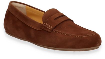 Trumans Damen-Slipper aus Leder 103202000007 (Dunkelbraun)