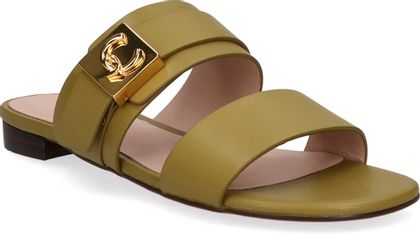 Coccinelle LOCK Damen-Pantoletten aus Leder 180621000000 (Grün)