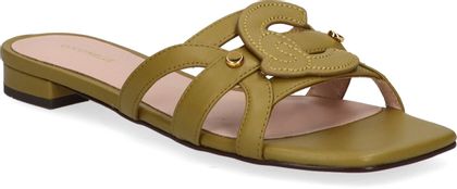 Coccinelle SELLE Damen-Pantoletten aus Leder 180621000001 (Grün)