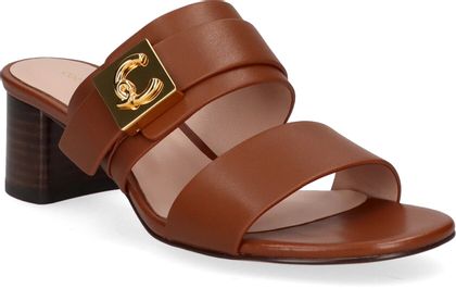 Coccinelle LOCK Damen-Pantoletten aus Leder 180221000009 (Braun)