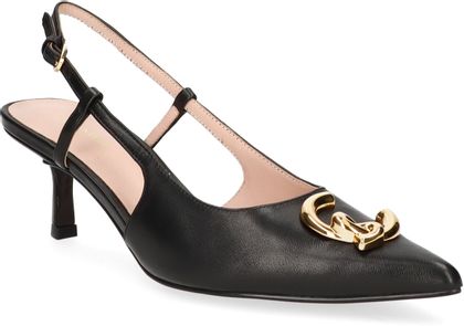 Coccinelle SMOOTH Damen-Slingpumps 131001000015 aus Leder (Schwarz)