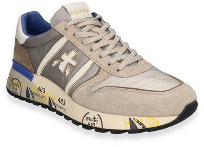 Premiata LANDER Herren-Sneaker 244302000091 (Grau/Bunt)