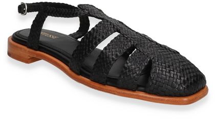 Lottusse SUMMER Damen-Sandalen aus Leder 130000000001 (Schwarz)