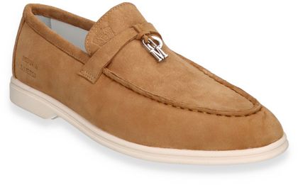 Melvin & Hamilton ADLEY Damen-Slipper aus Leder 100222000014 (Hellbraun)