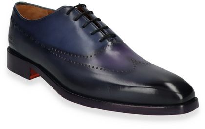 Melvin & Hamilton LAWRENCE Herren-Schnürschuhe aus Leder 243181000000 (Blau/Lila)