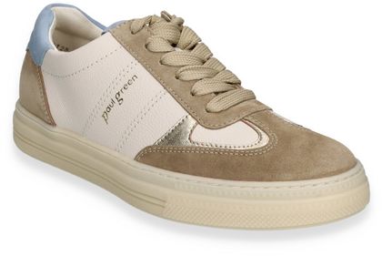 Paul Green Damen-Sneaker aus Leder 101302000179 (Weiß/Beige)