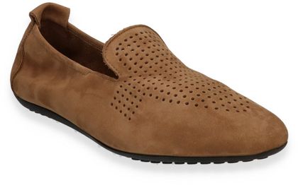 Arche FANHOO Damen-Slipper aus Leder 100302000031 (Mittelbraun)