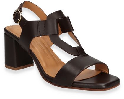 Konstantin Starke Damen-Sandaletten aus Leder 186201000002 (Dunkelbraun)