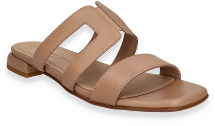 Konstantin Starke Damen-Pantoletten aus Leder 180301000012 (Beige)