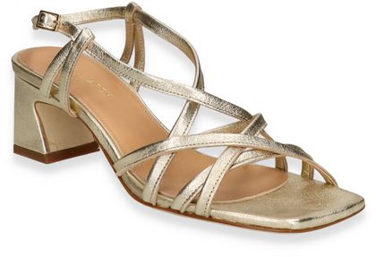 Phillip Hardy Damen-Sandaletten aus Leder 185901000008 (Gold)