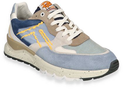 Floris van Bommel DE TREENER Herren-Sneaker 244182000020 (Blau/Bunt)