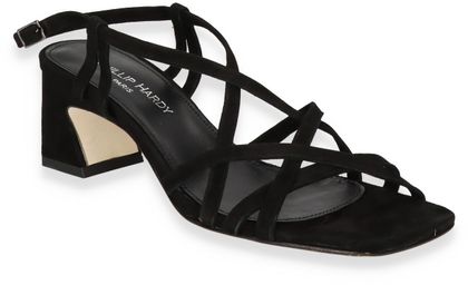 Phillip Hardy Damen-Sandaletten aus Leder 185002000003 (Schwarz)