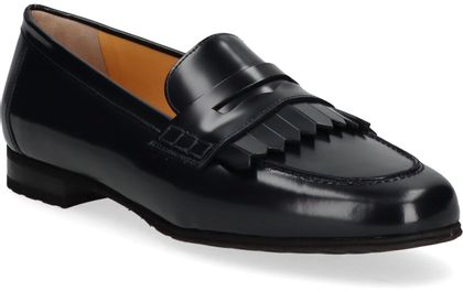 Trumans Damen-Slipper aus Leder 110101000001 (Blau)