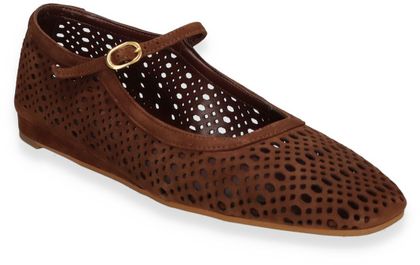 Konstantin Starke Damen-Ballerinas aus Leder 103202000011 (Braun)